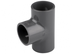 Тройник 25 мм 90 градусов (ПВХ, НПВХ, PVC U) под клей